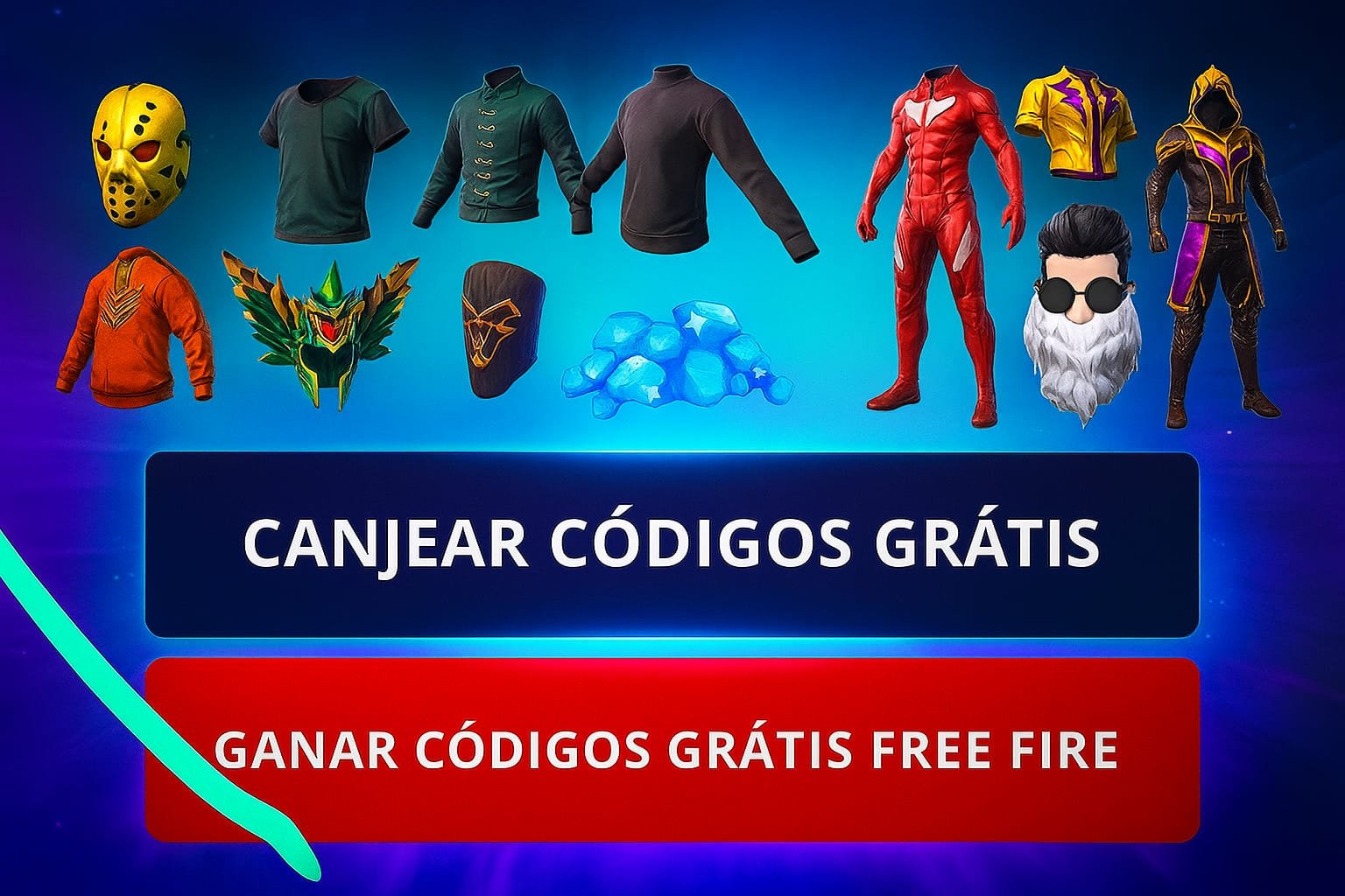 Canjea códigos de recompensas Exclusivas Gratis en Free Fire
